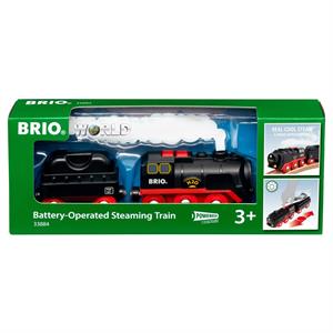 Brio World Battery-Operated Steaming Train